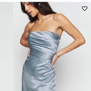 Reformation Barrow Silk Dress, size 0